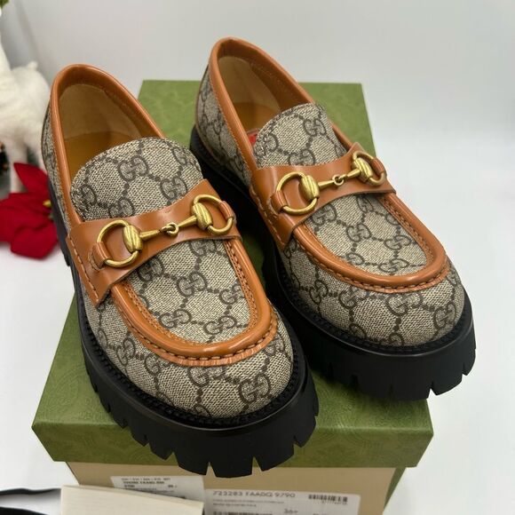 Women’s Gucci multicolor horse bit loafers size 36.5 made in Italy - Picture 1 of 10